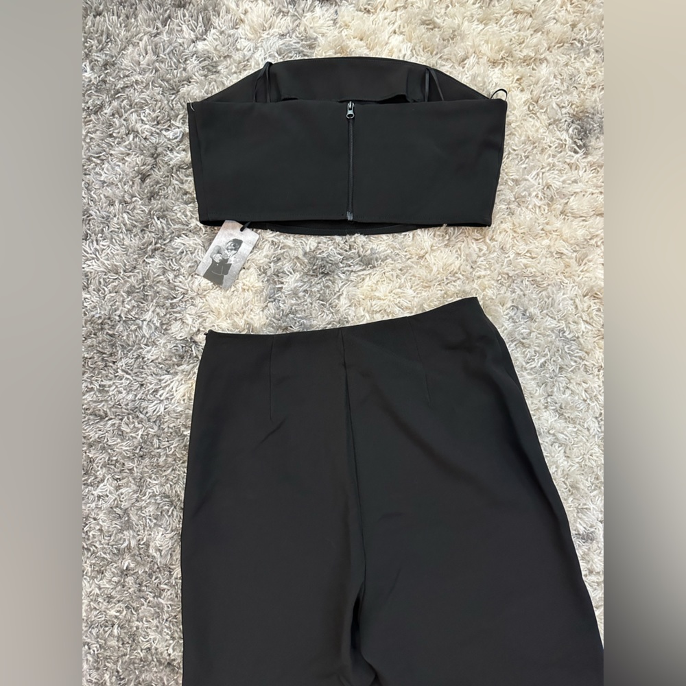 Sincerely Jules | 2-Piece Crop Bandeau Pant Set - Picture 12 of 13